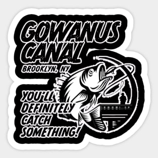 The Gowanus Canal Brooklyn, NY Fishing Sticker